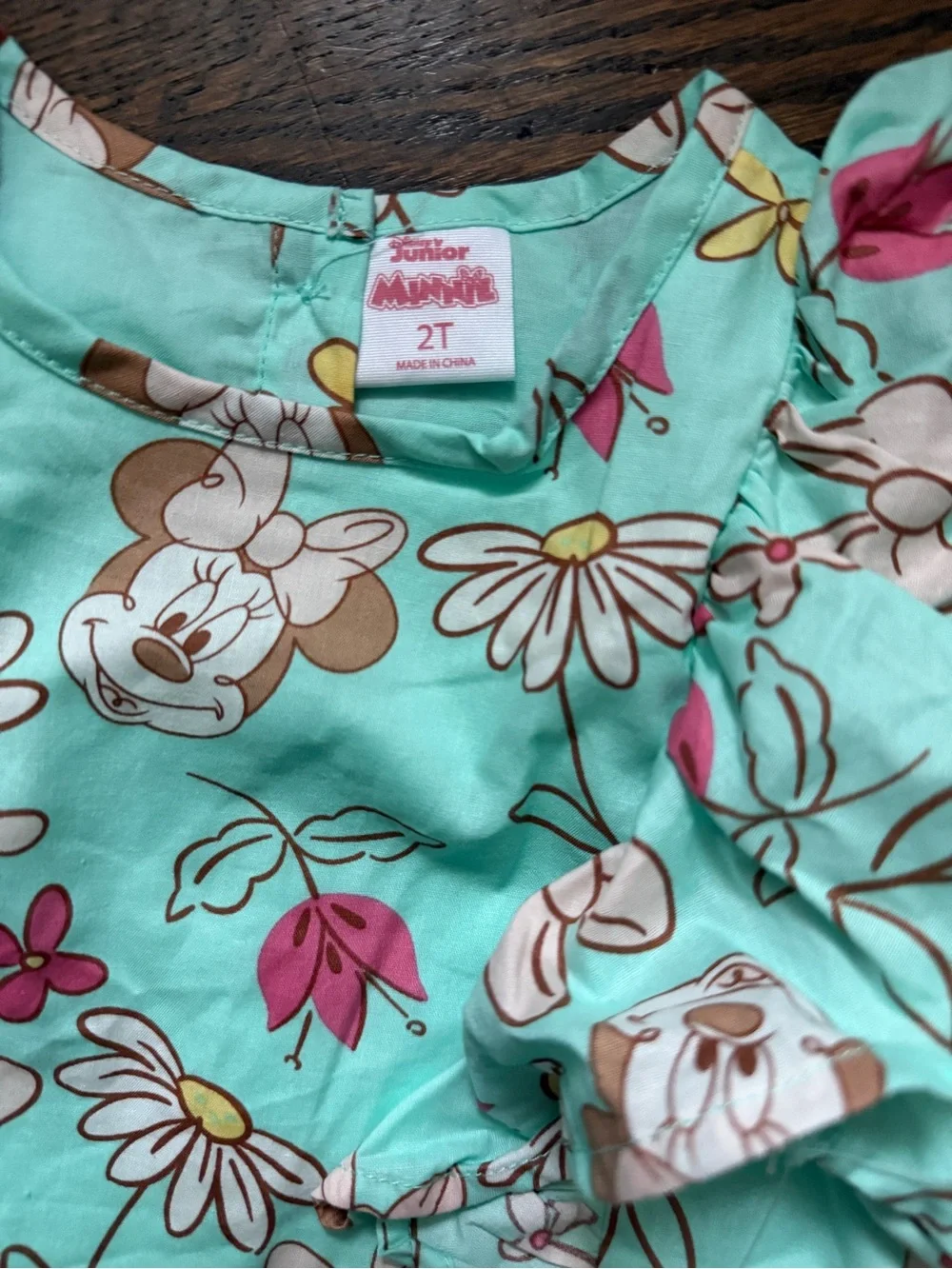 Disney Minnie Mouse Toddler Girls Floral Ruffle Top & Skort Set - 2T